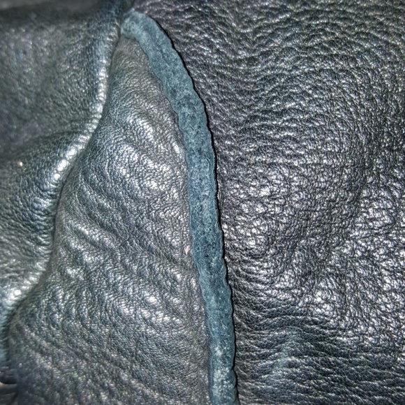 Kenneth Cole New York black leather hobo purse - Picture 6 of 8